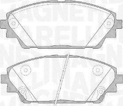 Magneti Marelli 363916060808 - Əyləc altlığı dəsti, əyləc diski furqanavto.az