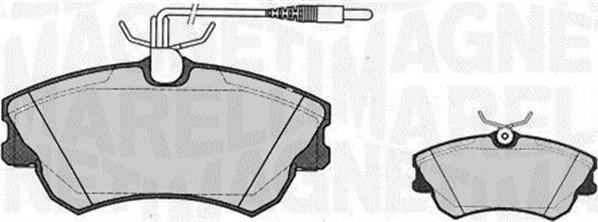 Magneti Marelli 363916060816 - Əyləc altlığı dəsti, əyləc diski furqanavto.az