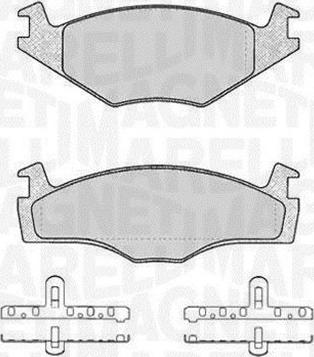 Magneti Marelli 363916060392 - Əyləc altlığı dəsti, əyləc diski furqanavto.az