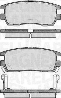 Magneti Marelli 363916060341 - Əyləc altlığı dəsti, əyləc diski www.furqanavto.az