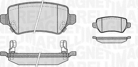 Magneti Marelli 363916060356 - Əyləc altlığı dəsti, əyləc diski furqanavto.az