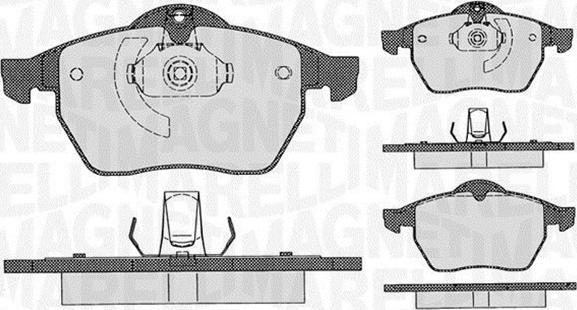 Magneti Marelli 363916060360 - Əyləc altlığı dəsti, əyləc diski furqanavto.az