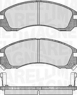 Magneti Marelli 363916060339 - Əyləc altlığı dəsti, əyləc diski furqanavto.az