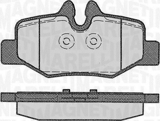 Magneti Marelli 363916060330 - Əyləc altlığı dəsti, əyləc diski www.furqanavto.az