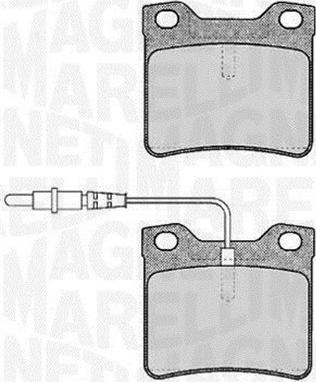 Magneti Marelli 363916060375 - Əyləc altlığı dəsti, əyləc diski furqanavto.az