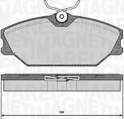 Magneti Marelli 363916060377 - Əyləc altlığı dəsti, əyləc diski furqanavto.az