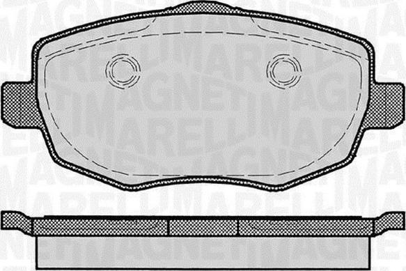 Magneti Marelli 363916060291 - Əyləc altlığı dəsti, əyləc diski furqanavto.az