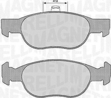 Magneti Marelli 363916060240 - Əyləc altlığı dəsti, əyləc diski furqanavto.az