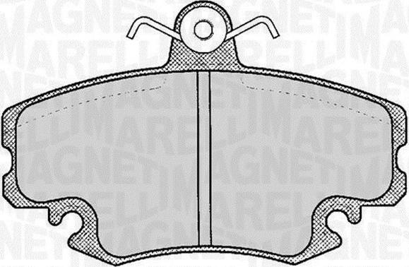 Magneti Marelli 363916060204 - Əyləc altlığı dəsti, əyləc diski furqanavto.az