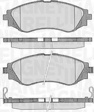 Magneti Marelli 363916060206 - Əyləc altlığı dəsti, əyləc diski furqanavto.az