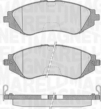 Magneti Marelli 363916060207 - Əyləc altlığı dəsti, əyləc diski furqanavto.az