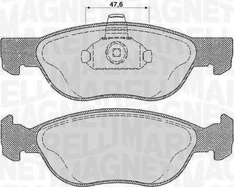 Magneti Marelli 363916060238 - Əyləc altlığı dəsti, əyləc diski furqanavto.az