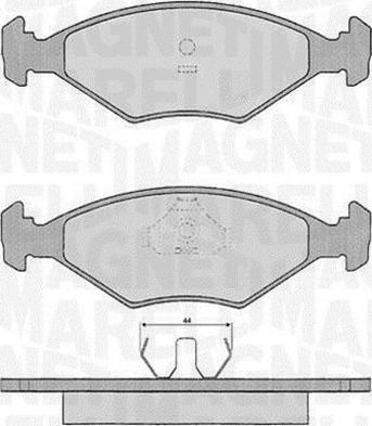 Magneti Marelli 363916060229 - Əyləc altlığı dəsti, əyləc diski furqanavto.az