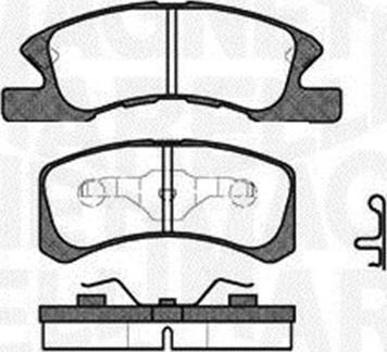 Magneti Marelli 363916060791 - Əyləc altlığı dəsti, əyləc diski furqanavto.az