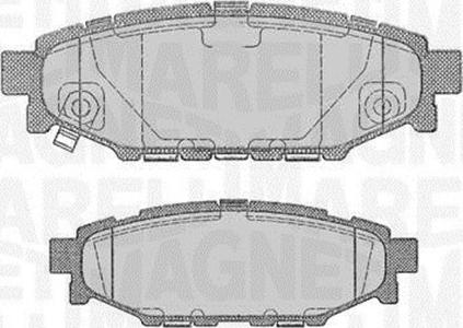 Magneti Marelli 363916060700 - Əyləc altlığı dəsti, əyləc diski furqanavto.az