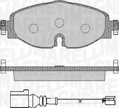 Magneti Marelli 363916060715 - Əyləc altlığı dəsti, əyləc diski furqanavto.az