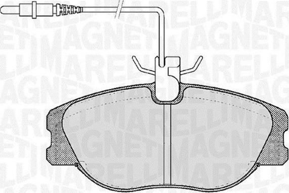 Magneti Marelli 363916060787 - Əyləc altlığı dəsti, əyləc diski furqanavto.az