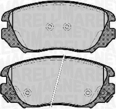 Magneti Marelli 363916060723 - Əyləc altlığı dəsti, əyləc diski furqanavto.az