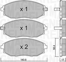 Magneti Marelli 363916061057 - Əyləc altlığı dəsti, əyləc diski furqanavto.az