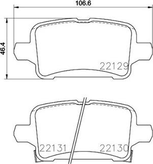 Magneti Marelli 363700459090 - Əyləc altlığı dəsti, əyləc diski furqanavto.az