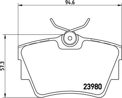 Magneti Marelli 363700459041 - Əyləc altlığı dəsti, əyləc diski furqanavto.az