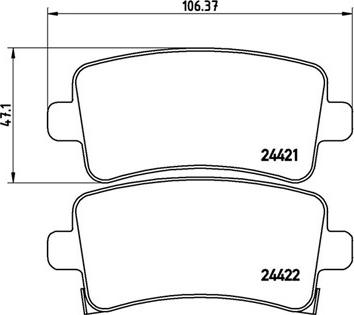 Magneti Marelli 363700459060 - Əyləc altlığı dəsti, əyləc diski furqanavto.az