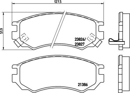 Magneti Marelli 363700456055 - Əyləc altlığı dəsti, əyləc diski furqanavto.az