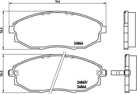 Magneti Marelli 363700410007 - Əyləc altlığı dəsti, əyləc diski furqanavto.az