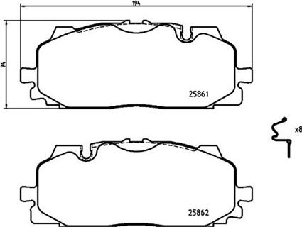 Magneti Marelli 363700485165 - Əyləc altlığı dəsti, əyləc diski furqanavto.az