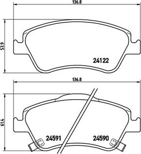 Magneti Marelli 363700483079 - Əyləc altlığı dəsti, əyləc diski furqanavto.az