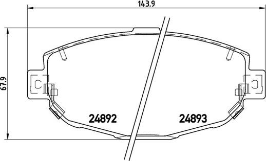 Magneti Marelli 363700483104 - Əyləc altlığı dəsti, əyləc diski furqanavto.az