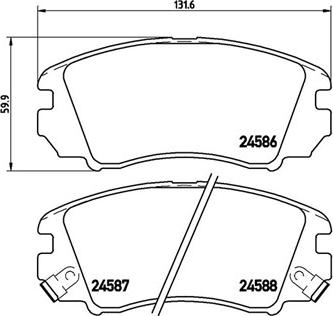 Magneti Marelli 363700430043 - Əyləc altlığı dəsti, əyləc diski furqanavto.az