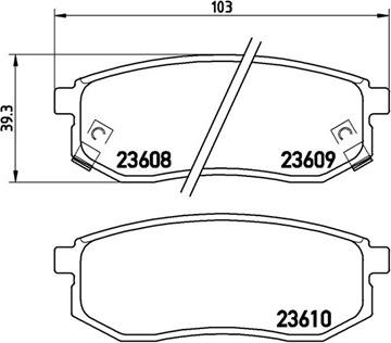 Magneti Marelli 363700430030 - Əyləc altlığı dəsti, əyləc diski www.furqanavto.az