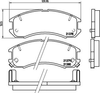 Magneti Marelli 363700424024 - Əyləc altlığı dəsti, əyləc diski furqanavto.az