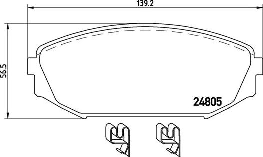 Magneti Marelli 363700428049 - Əyləc altlığı dəsti, əyləc diski furqanavto.az