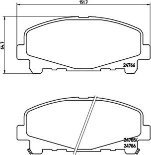 Magneti Marelli 363700428043 - Əyləc altlığı dəsti, əyləc diski furqanavto.az