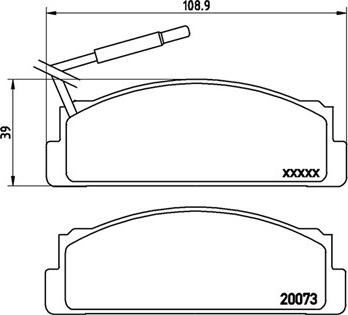 Valeo 671090 - Əyləc altlığı dəsti, əyləc diski furqanavto.az