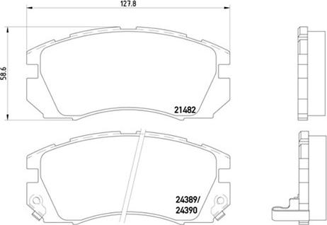 Magneti Marelli 363700478007 - Əyləc altlığı dəsti, əyləc diski furqanavto.az