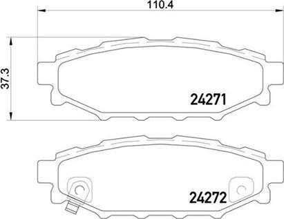 Magneti Marelli 363700478020 - Əyləc altlığı dəsti, əyləc diski furqanavto.az