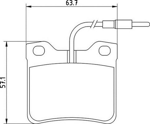 Magneti Marelli 363700201125 - Əyləc altlığı dəsti, əyləc diski furqanavto.az