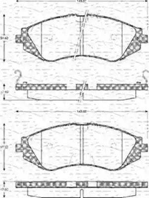 Magneti Marelli 363702161128 - Əyləc altlığı dəsti, əyləc diski www.furqanavto.az