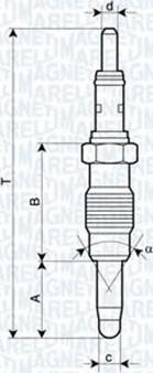 Magneti Marelli UX21A - İşıqlandırma şamı furqanavto.az