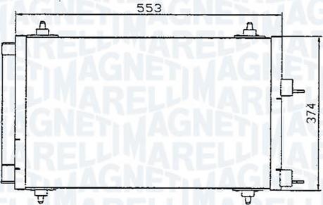 Magneti Marelli - BR 351300671MM - Kondenser, kondisioner furqanavto.az