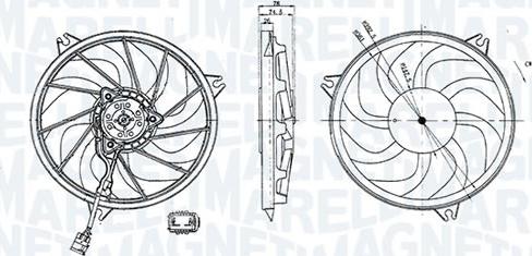 Magneti Marelli - BR EMM2002HPE - Fen, radiator furqanavto.az