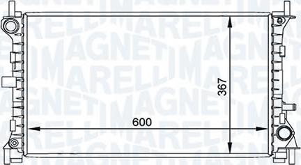 Magneti Marelli - BR RMM376764031 - Radiator, mühərrikin soyudulması furqanavto.az