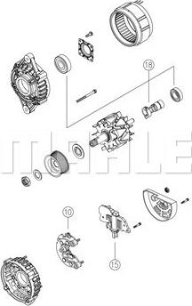 MAHLE MG 800 - Alternator furqanavto.az