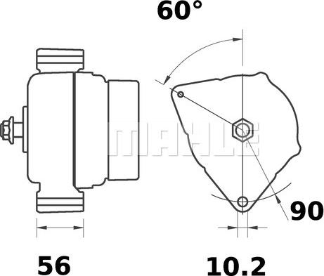 MAHLE MG 28 - Alternator furqanavto.az