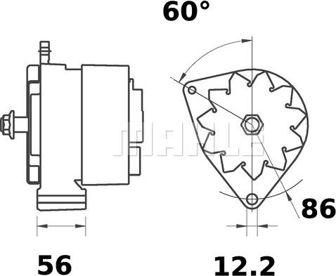 MAHLE 11201501 - Alternator furqanavto.az