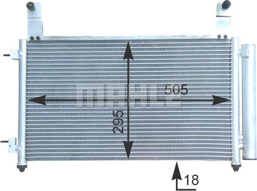 MAHLE AC 435 000S - Kondenser, kondisioner furqanavto.az