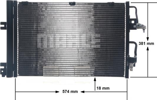 MAHLE AC 377 001S - Kondenser, kondisioner furqanavto.az